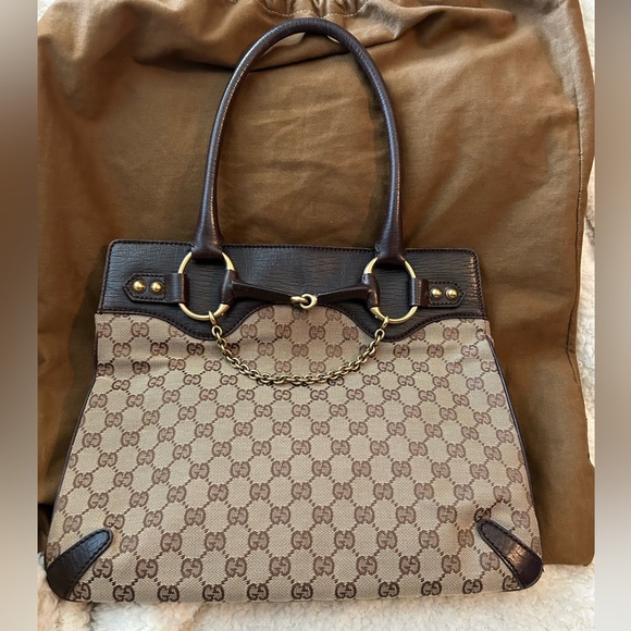 Gucci Horsebit Canvas Bag RARE - Picture 2 of 10